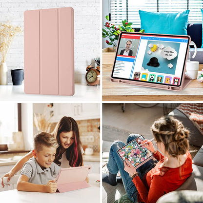 Obal na Samsung Galaxy Tab S6 Lite (2024) / Tab S6 Lite (2022) / Tab S6 Lite (2020), Techsuit, Flex Trifold, Ružový