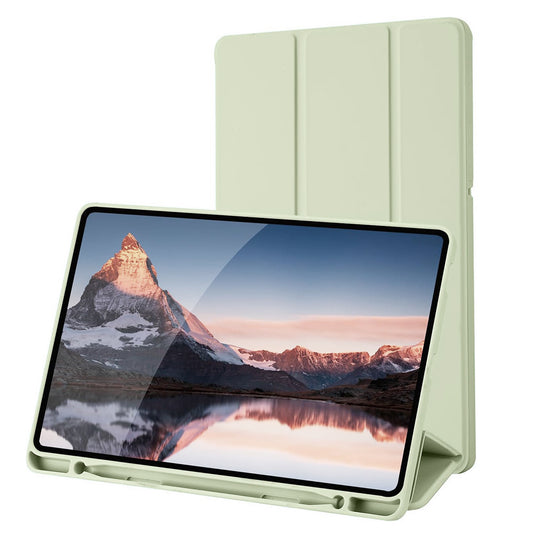 Puzdro pre Samsung Galaxy Tab S6 Lite (2024) / Tab S6 Lite (2022) / Tab S6 Lite (2020), Techsuit, Flex Trifold, Zelená Matcha