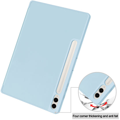 Puzdro pre Samsung Galaxy Tab S9 FE+, Techsuit, Flex Trifold, modré
