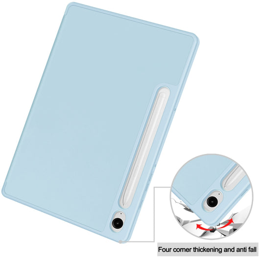 Puzdro pre Samsung Galaxy Tab S9 FE / Tab S9 / Tab S10 FE, Techsuit, Flex Trifold, Modrá
