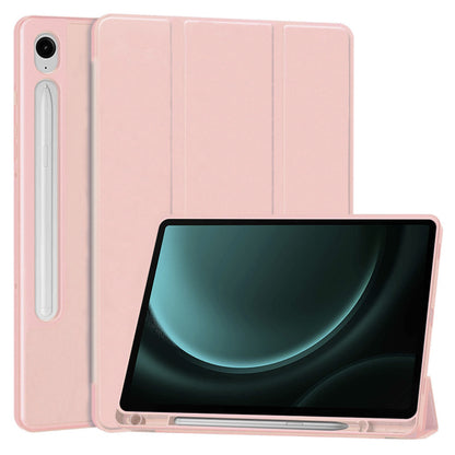 Puzdro pre Samsung Galaxy Tab S9 FE / Tab S9 / Tab S10 FE, Techsuit, Flex Trifold, Ružové