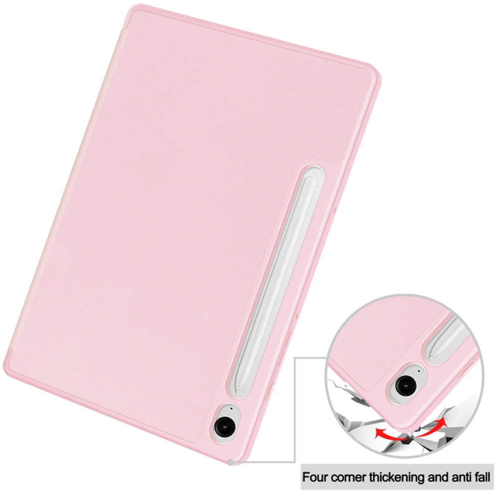 Puzdro pre Samsung Galaxy Tab S9 FE / Tab S9 / Tab S10 FE, Techsuit, Flex Trifold, Ružové