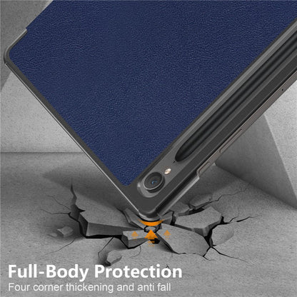 Obal na Samsung Galaxy Tab S9 FE / Tab S9 / Tab S10 FE, Techsuit, FoldPro, modrý