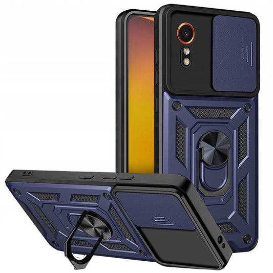 Puzdro pre Samsung Galaxy Xcover7 G556, Techsuit, CamShield, Modré