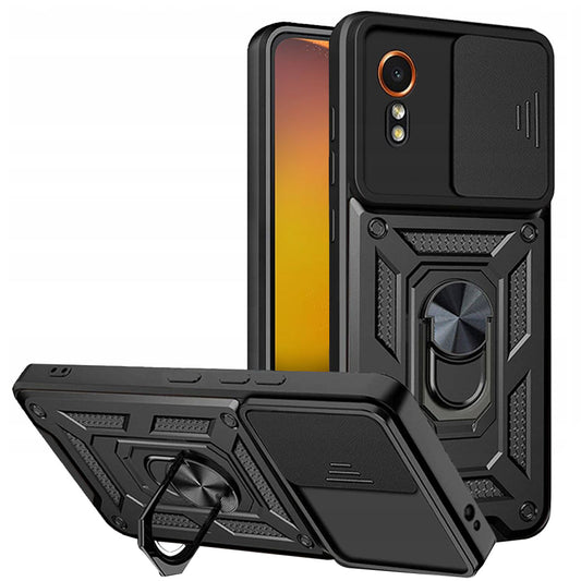 Puzdro pre Samsung Galaxy Xcover7 G556, Techsuit, CamShield, Čierne