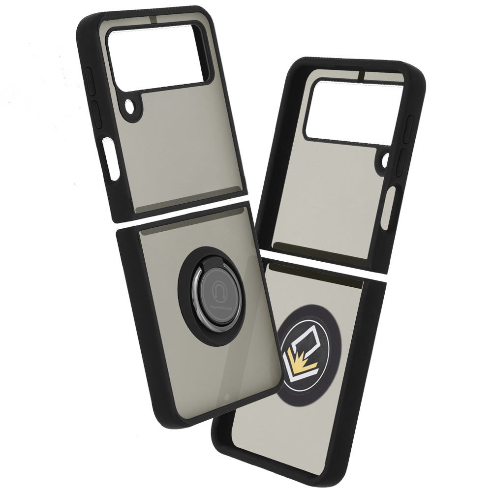 Puzdro pre Samsung Galaxy Z Flip3 5G F711, Techsuit, Glinth, Čierna