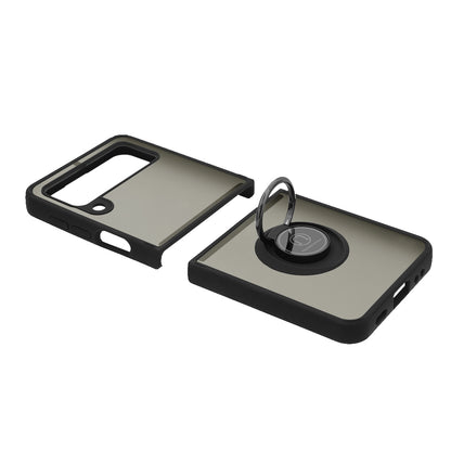 Puzdro pre Samsung Galaxy Z Flip3 5G F711, Techsuit, Glinth, Čierna