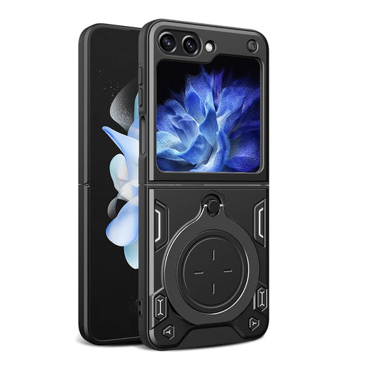 Puzdro pre Samsung Galaxy Z Flip5 F731, Techsuit, CamGuard Pro, Čierne