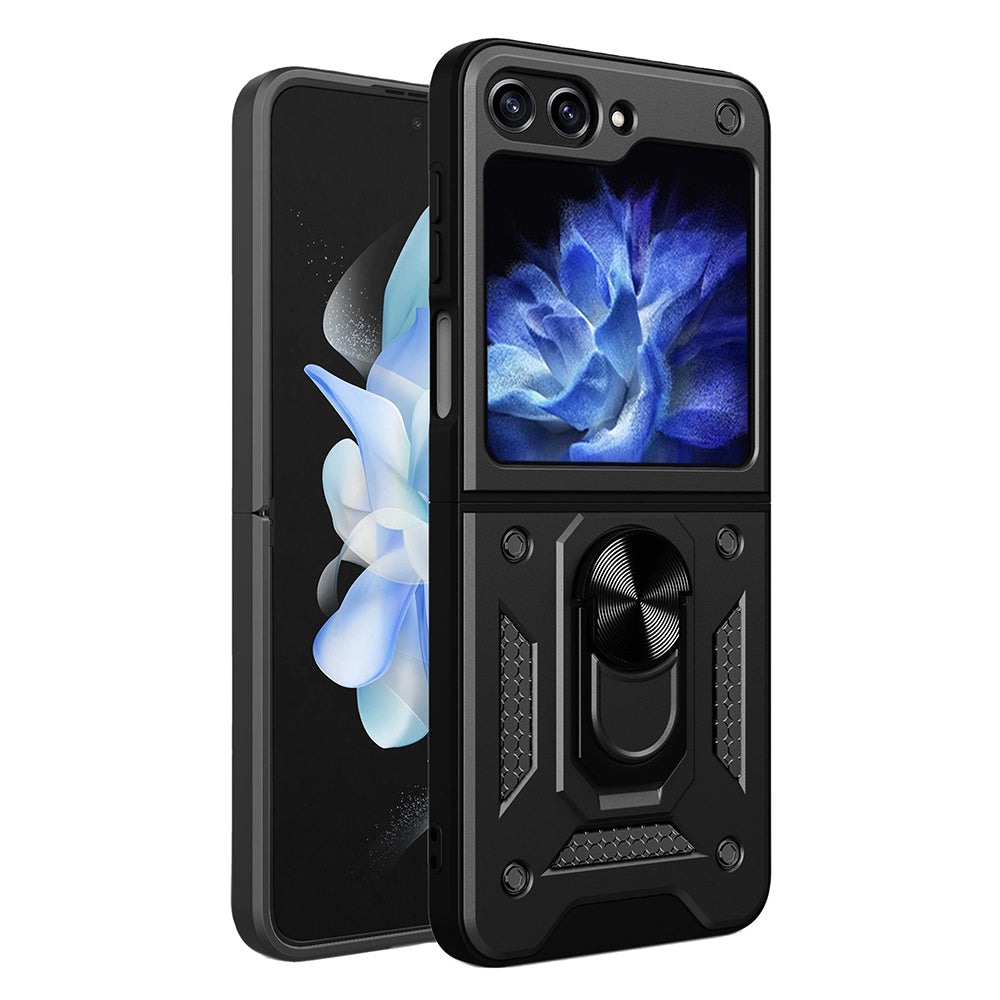 Puzdro pre Samsung Galaxy Z Flip5 F731, Techsuit, CamShield, Čierne