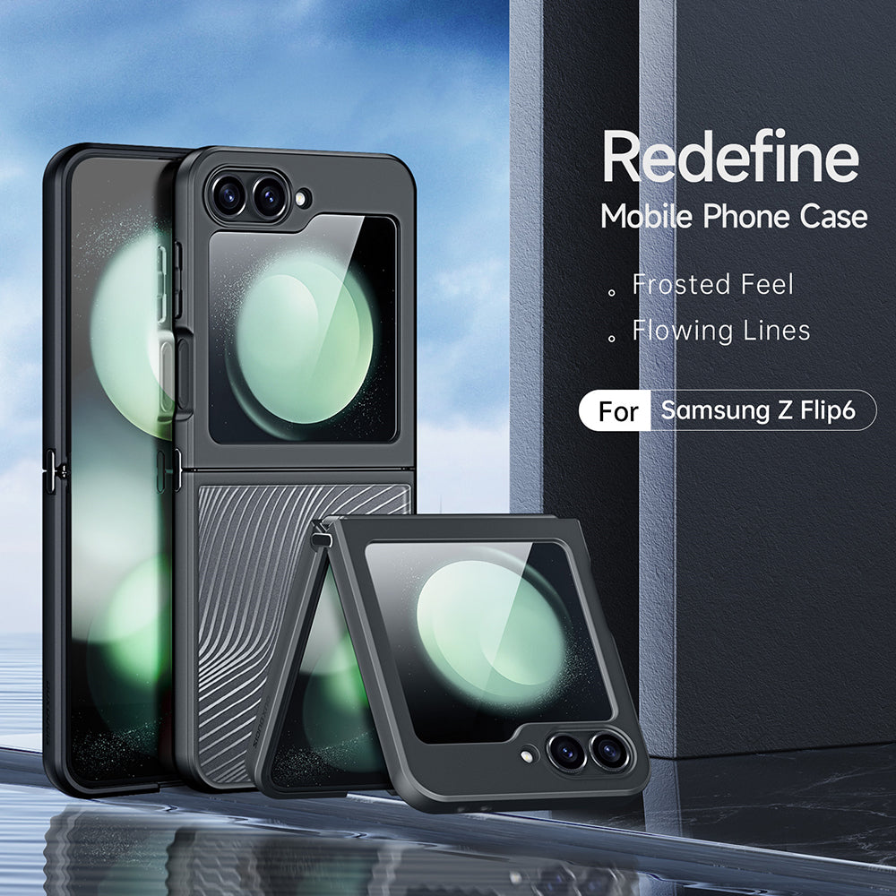 Puzdro pre Samsung Galaxy Z Flip6 F741, DUX DUCIS, Aimo, Čierne