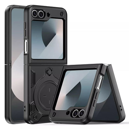 Puzdro pre Samsung Galaxy Z Flip7 FE F761 / Z Flip6 F741, Techsuit, CamGuard Pro, Čierne