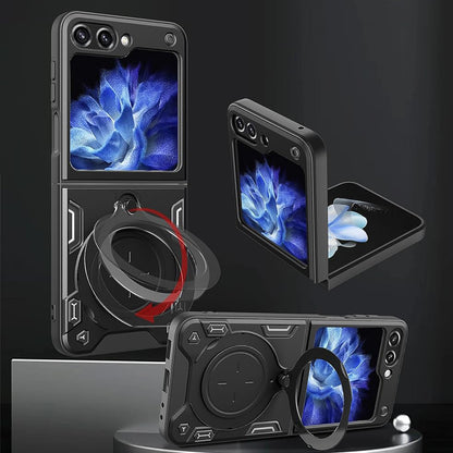 Puzdro pre Samsung Galaxy Z Flip7 FE F761 / Z Flip6 F741, Techsuit, CamGuard Pro, Čierne
