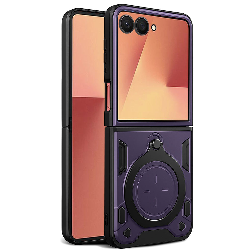 Puzdro pre Samsung Galaxy Z Flip7 F766, Techsuit, CamGuard Pro, Fialová
