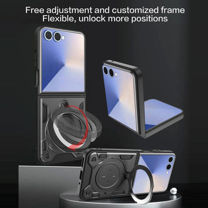 Puzdro pre Samsung Galaxy Z Flip7 F766, Techsuit, CamGuard Pro, Fialová