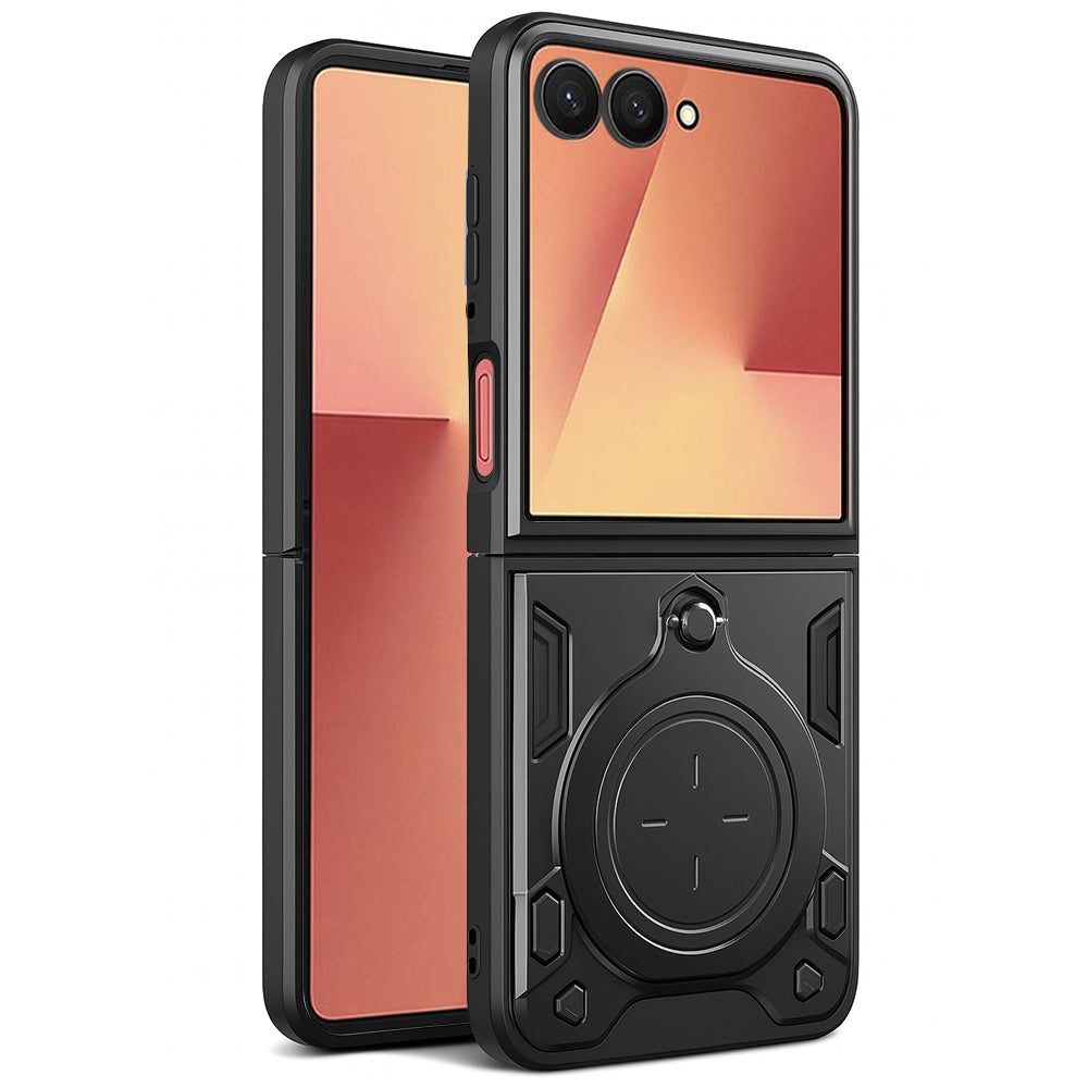 Puzdro pre Samsung Galaxy Z Flip7 F766, Techsuit, CamGuard Pro, Čierne