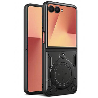 Puzdro pre Samsung Galaxy Z Flip7 F766, Techsuit, CamGuard Pro, Čierne