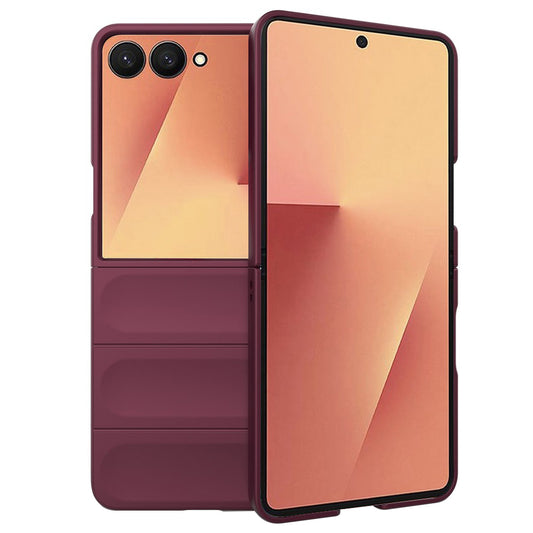 Puzdro pre Samsung Galaxy Z Flip7 F766, Techsuit, Magic Shield, vínové