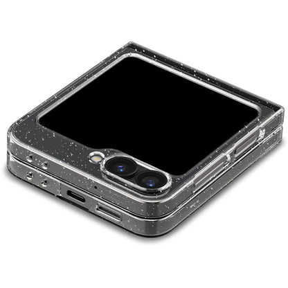 Puzdro pre Samsung Galaxy Z Flip7 FE F761 / Z Flip6 F741, Spigen, Air Skin Gliiter, Priehľadné