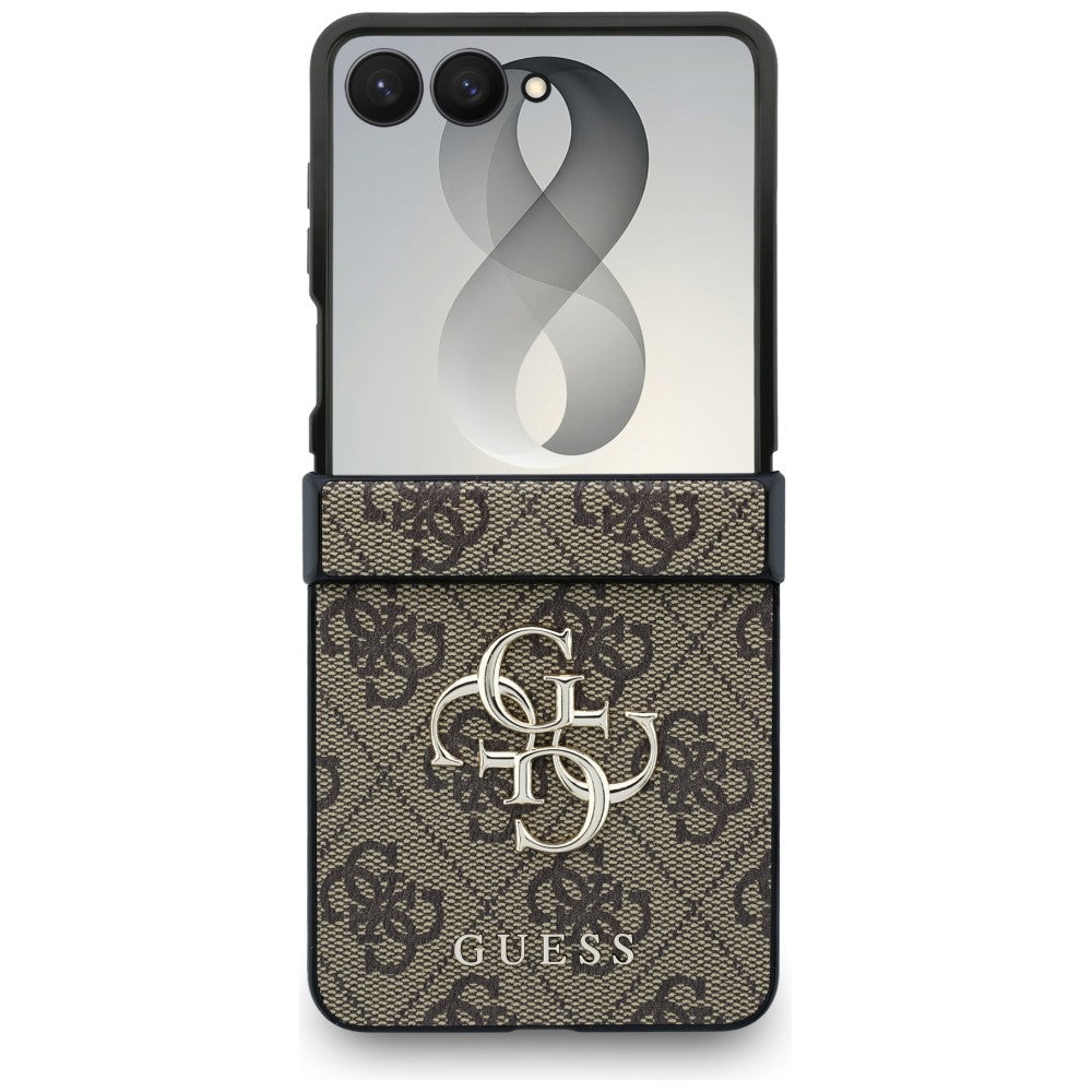 Puzdro pre Samsung Galaxy Z Flip8 F776, Guess, 4G Big Logo, Hnedé