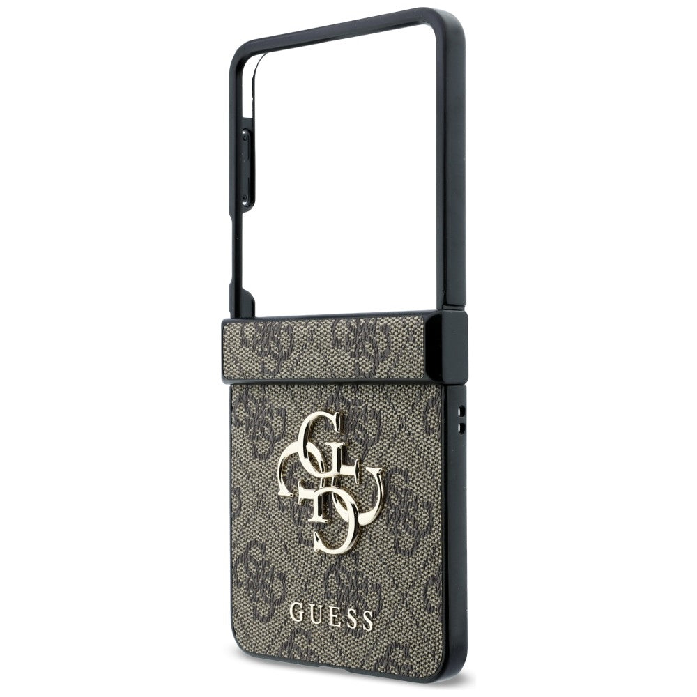 Puzdro pre Samsung Galaxy Z Flip8 F776, Guess, 4G Big Logo, Hnedé