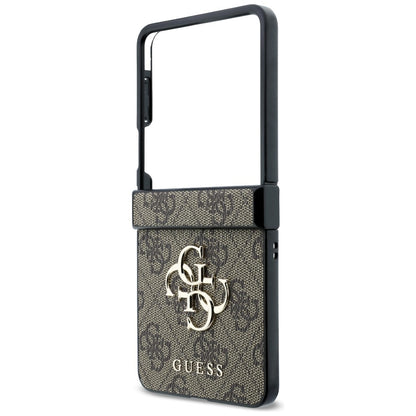 Puzdro pre Samsung Galaxy Z Flip8 F776, Guess, 4G Big Logo, Hnedé