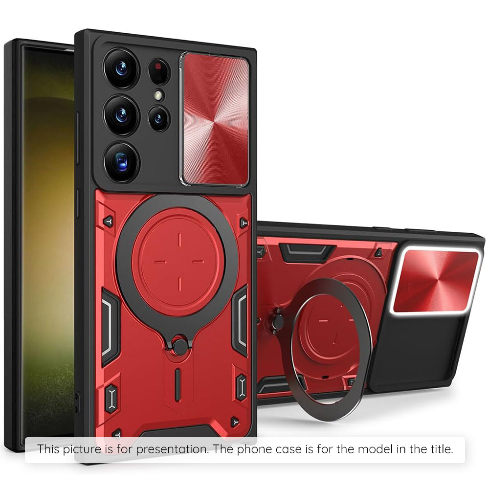 Puzdro pre Samsung Galaxy Z Flip8 F776, Techsuit, CamGuard Pro, Červené