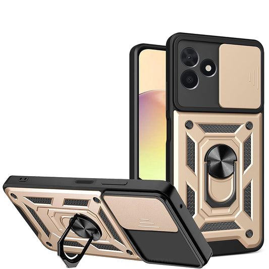 Puzdro pre Samsung Galaxy Z Flip8 F776, Techsuit, CamShield, Zlaté