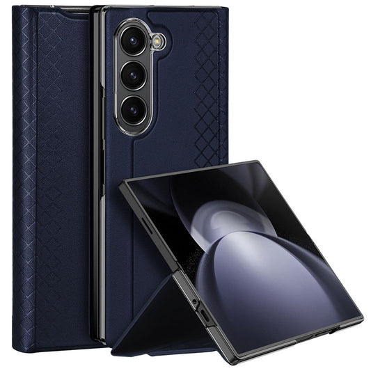 Puzdro pre Samsung Galaxy Z Fold Special, DUX DUCIS, Bril (s držiakom na ceruzku), modré