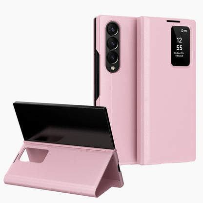 Puzdro pre Samsung Galaxy Z Fold3 5G F926, Techsuit, SmartView, Ružové
