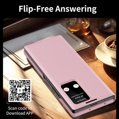 Puzdro pre Samsung Galaxy Z Fold3 5G F926, Techsuit, SmartView, Ružové