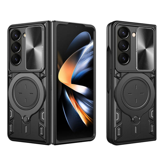 Puzdro pre Samsung Galaxy Z Fold5 F946, Techsuit, CamGuard Pro, Čierne