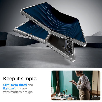 Puzdro pre Samsung Galaxy Z Fold6 F956, Spigen, Air Skin, Priehľadné