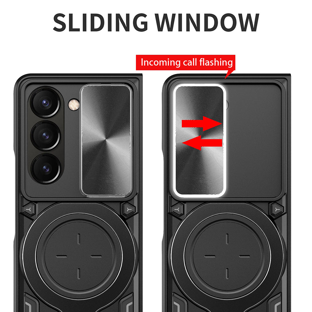 Puzdro pre Samsung Galaxy Z Fold6 F956, Techsuit, CamGuard Pro, Fialová