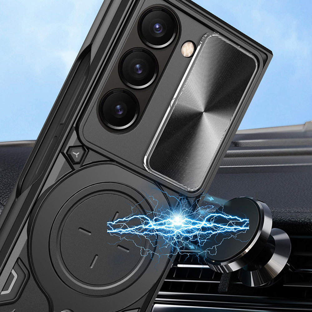 Puzdro pre Samsung Galaxy Z Fold6 F956, Techsuit, CamGuard Pro, Fialová
