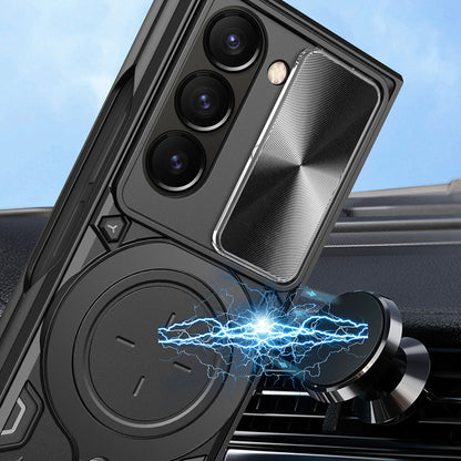 Puzdro pre Samsung Galaxy Z Fold6 F956, Techsuit, CamGuard Pro, Fialová