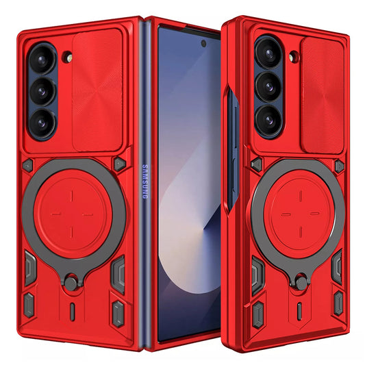 Puzdro pre Samsung Galaxy Z Fold6 F956, Techsuit, CamGuard Pro, Červené