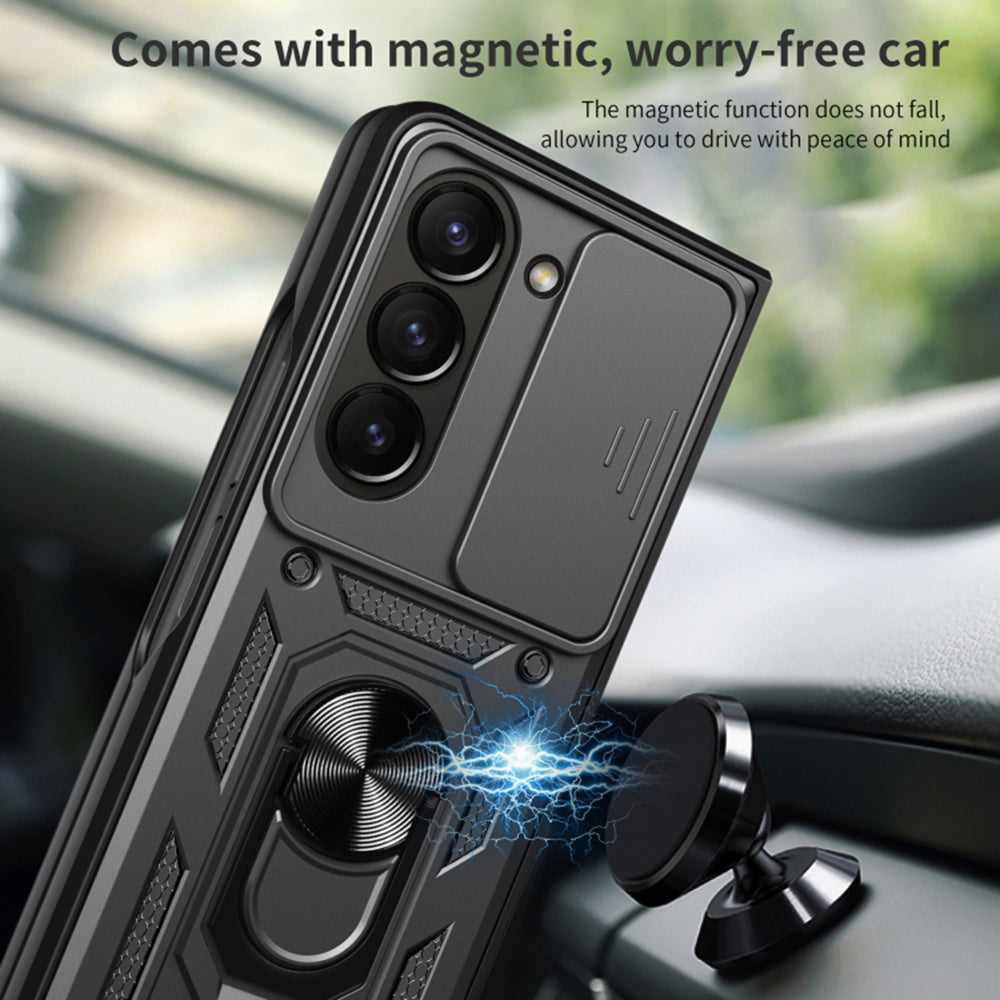 Puzdro pre Samsung Galaxy Z Fold6 F956, Techsuit, CamShield, Čierne