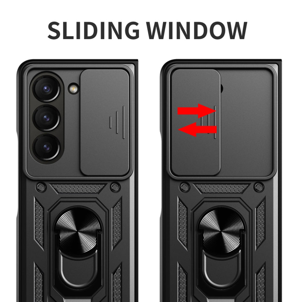 Puzdro pre Samsung Galaxy Z Fold6 F956, Techsuit, CamShield, Čierne