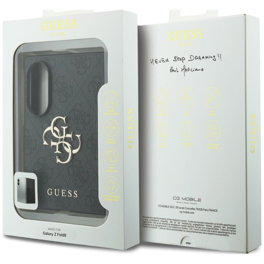 Puzdro pre Samsung Galaxy Z Fold8 F971, Guess, 4G Big Logo, Čierne