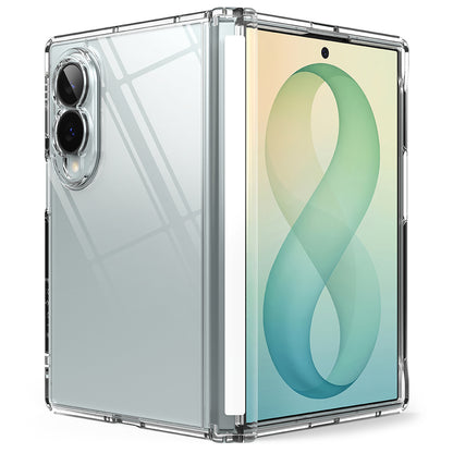 Puzdro pre Samsung Galaxy Z Fold8 F971, Ringke, Fusion Flap, Priehľadné
