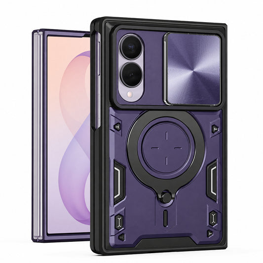 Puzdro pre Samsung Galaxy Z Fold8 F971, Techsuit, CamGuard Pro, fialové
