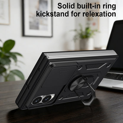 Puzdro pre Samsung Galaxy Z Fold8 F971, Techsuit, CamShield, Modré