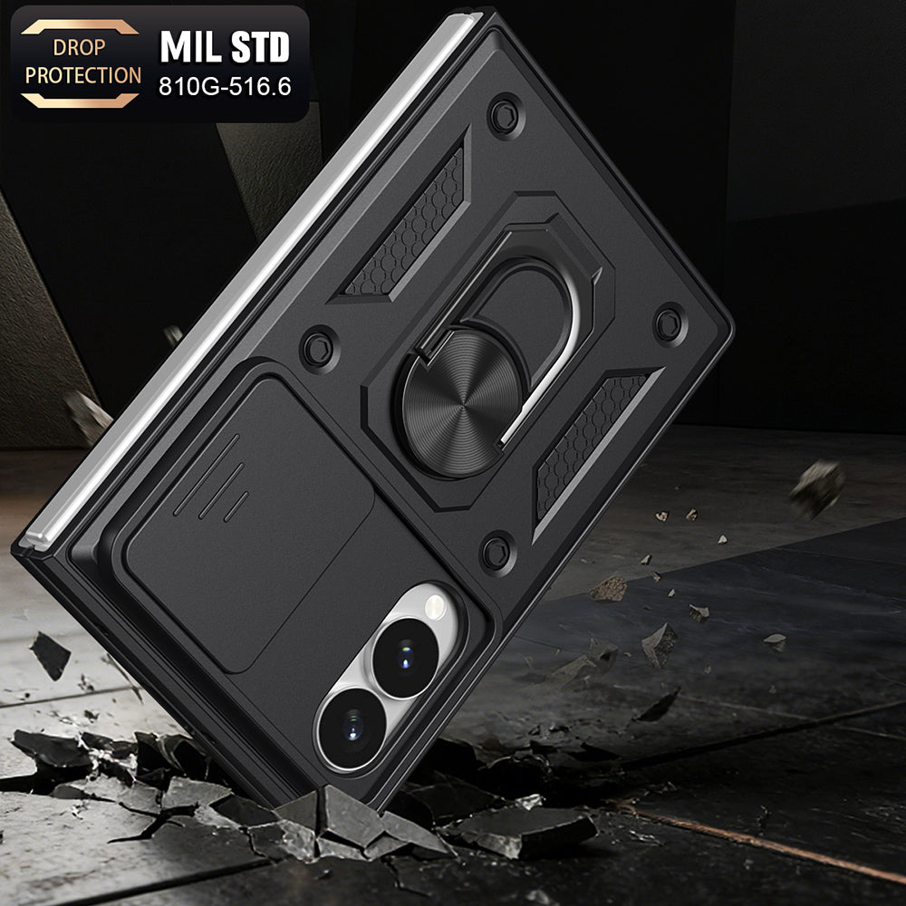 Case for Samsung Galaxy Z Fold8 F971, Techsuit, CamShield, Gold