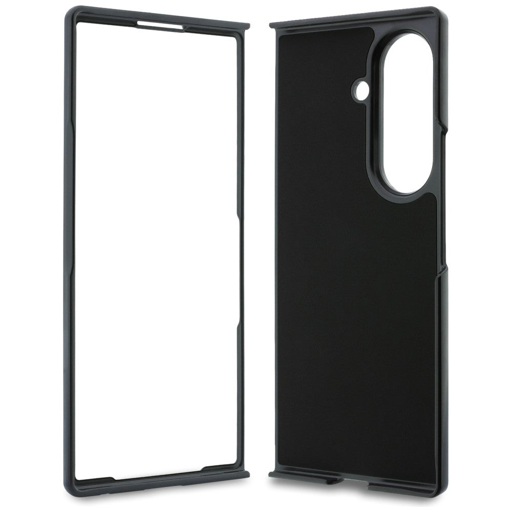 Puzdro pre Samsung Galaxy Z Fold8 Ultra F976, Karl Lagerfeld, Saffiano Karl & Choupette kovová spona, čierne