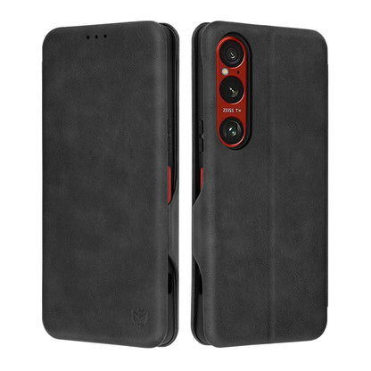 Puzdro pre Sony Xperia 1 VI, Techsuit, Safe Wallet Plus, Čierne