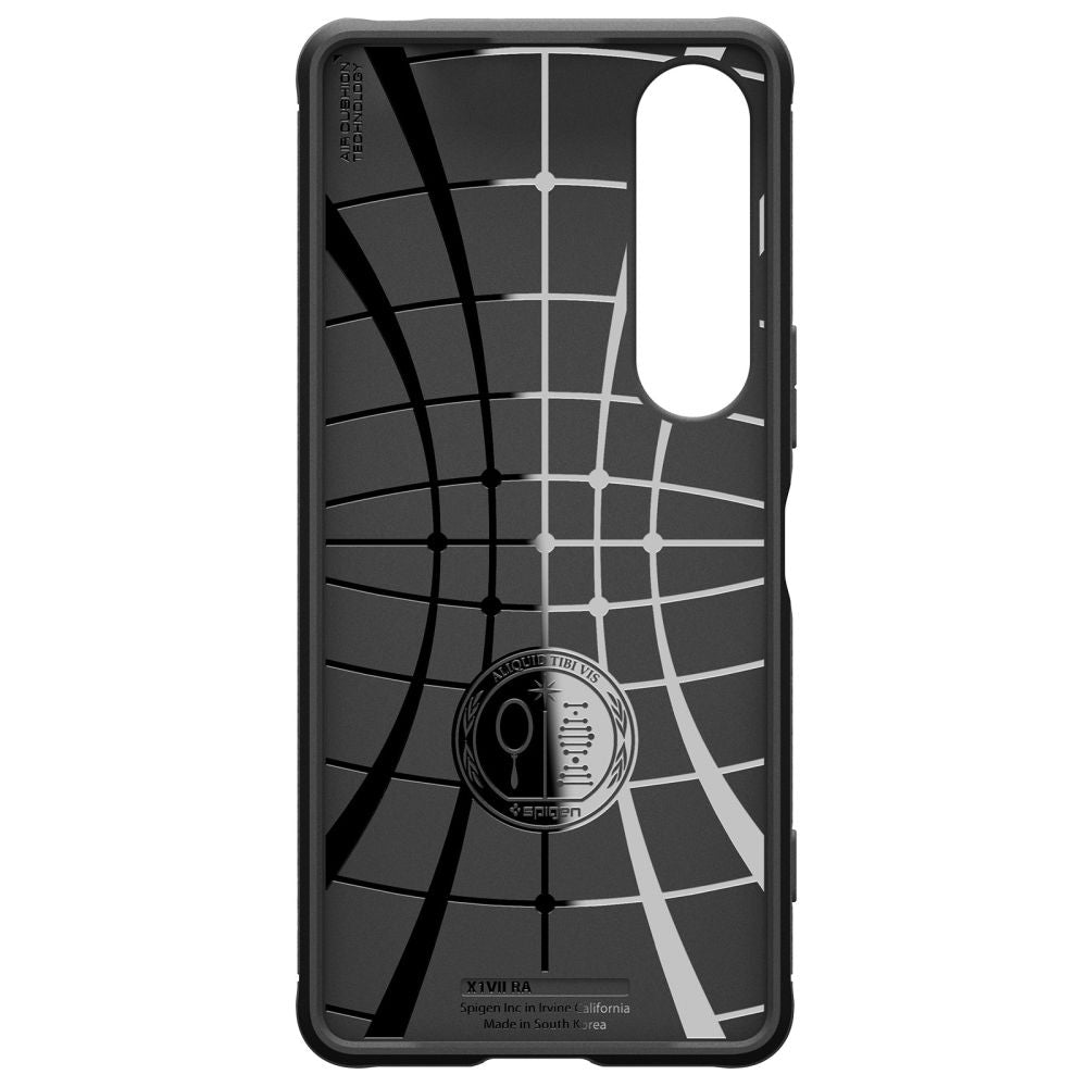 Puzdro pre Sony Xperia 1 VII, Spigen, Rugged Armor, Matná Čierna