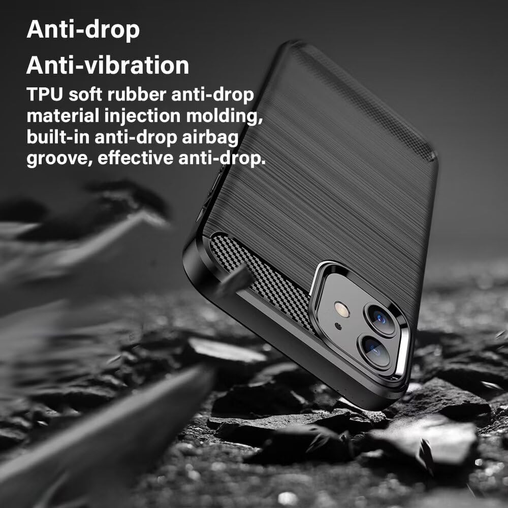 Puzdro pre Sony Xperia 1 VIII, Techsuit, Karbón, Čierne