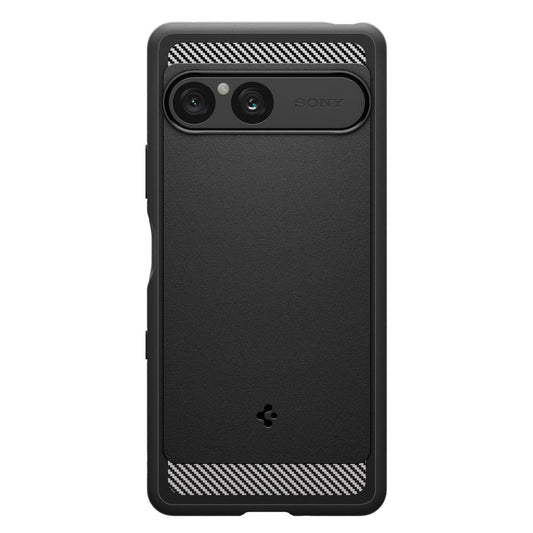 Puzdro pre Sony Xperia 10 VII, Spigen, Rugged Armor, Čierne