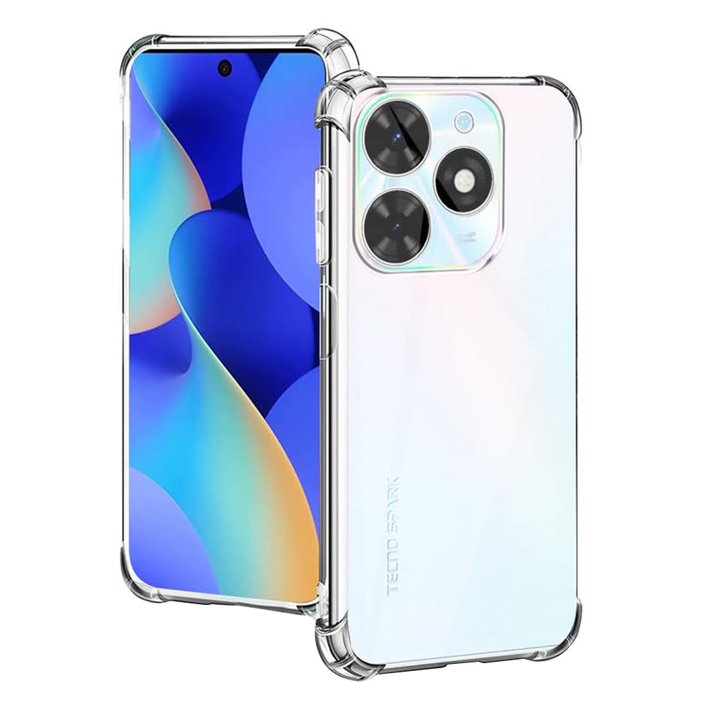 Obal na Tecno Spark Go 2024 / Spark 20C, Techsuit, nárazuvzdorný priehľadný, transparentný