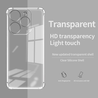Obal na Tecno Spark Go 2024 / Spark 20C, Techsuit, nárazuvzdorný priehľadný, transparentný